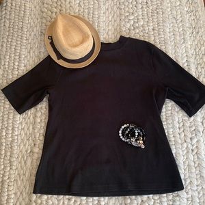 Anthropologie Maeve ribbed top.